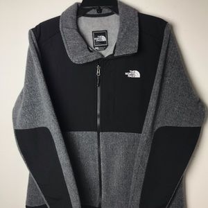 Womens North Face Denali Fleece Jacket Gray Large